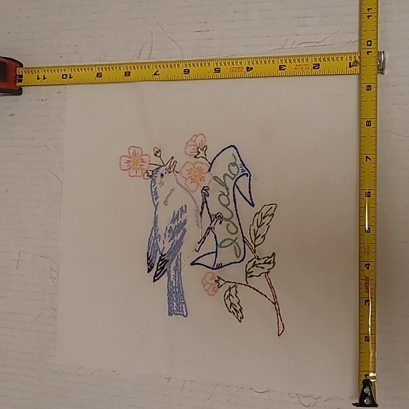 Vintage Hand Stitched Idaho State Bird & Flower - Picture 13 of 16